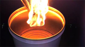 Preview3 - Flammability Test with WFR [movie]