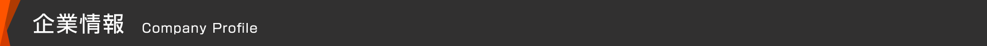 企業情報 - Company profile