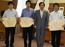 埼玉県上田知事を表敬訪問